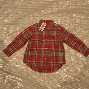 Ralph Lauren plaid shirt 2T